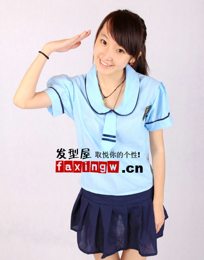 Showgirl清純妹子馬驪昕簡單髮型設計
