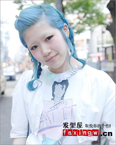 2012最新日系流行女生頭髮顏色 炫彩染髮靚麗一夏