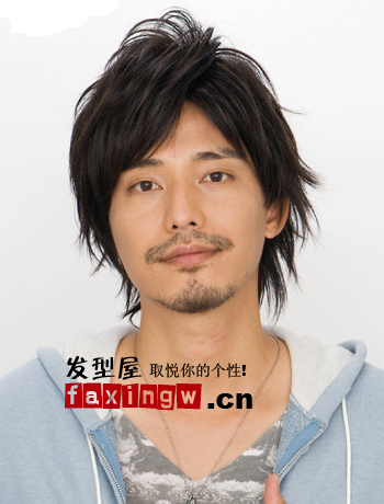 日系男生長發