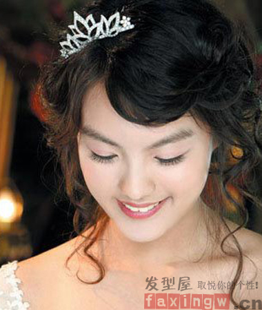 2013絕美韓式婚紗照新娘髮型   做清新華美公主新娘