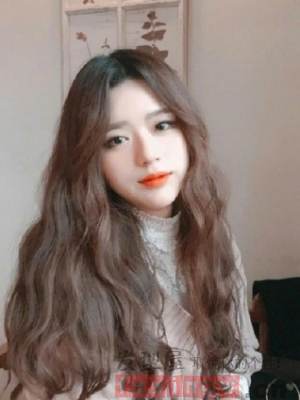 韓式女生慵懶中長發髮型 好看修顏顯氣質