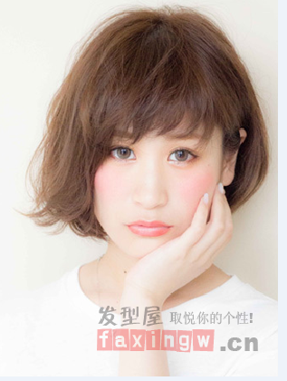  胖圓臉短髮髮型設計輕鬆修顏顯氣質
