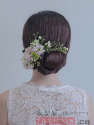 精緻唯美的新娘盤發髮型 仙氣滿滿更迷人