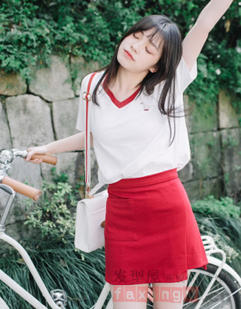 清新女生長發髮型  女神范妥妥的