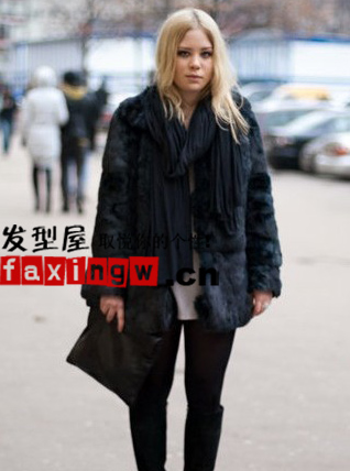 俄羅斯最新時尚街拍髮型