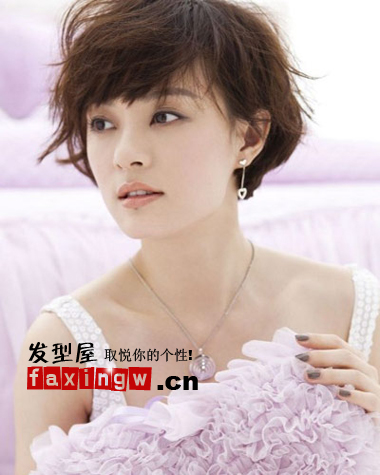 流行女星孫儷活力短髮 演繹百變短髮look
