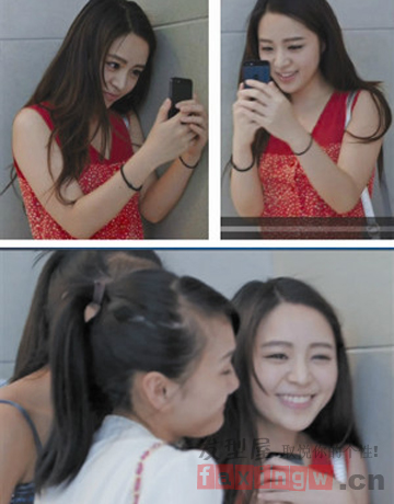 蘋果iPhone 5廣告中溫州女孩受追捧 陳特特私照甜美髮型秀