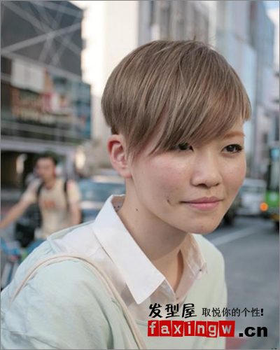 2012日系流行女生短髮髮型 夏日做清爽小臉美女