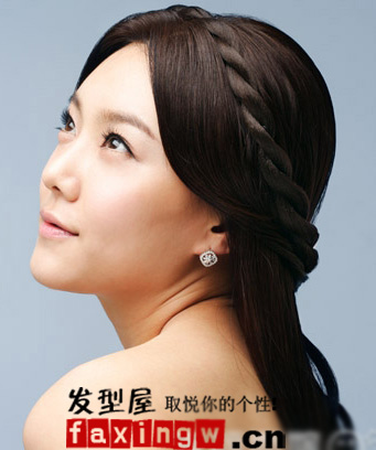 最新7款韓式浪漫新娘髮型
