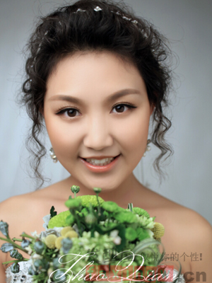 2015最新韓式新娘髮型  打造清新脫俗仙女范兒