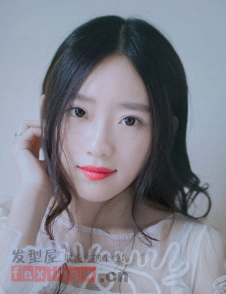 中分適合什麼臉型圖片 氣質蛻變小臉美女 