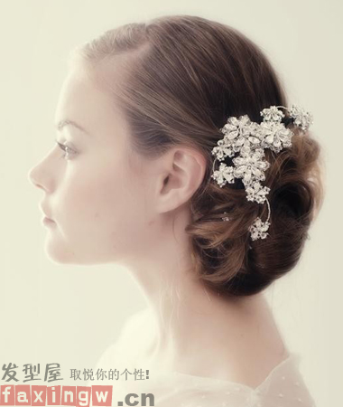 2013復古風新娘髮飾圖片   打造優雅公主氣質