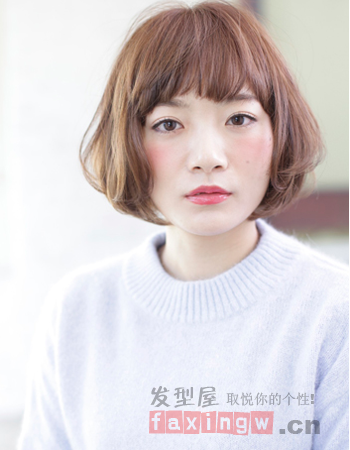 女生胖圓臉短髮髮型完美修顏顯時尚