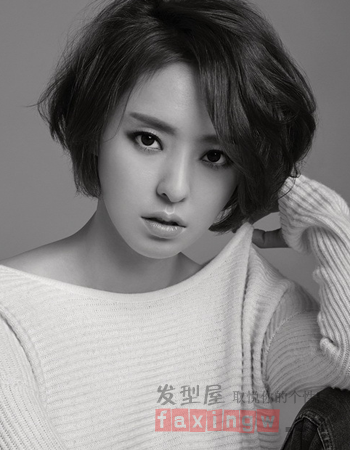 2015最新韓版女生短髮   優雅氣質兩不誤