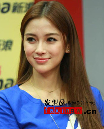 黃曉明女友楊穎AngelaBaby 演繹時尚潮流髮型