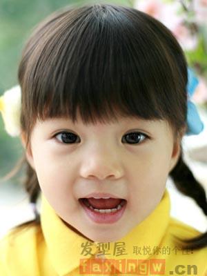 幼兒麻花辮兩個圖片 甜美公主的氣息