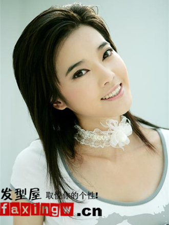 瑞士糖廣告女主角張璇清純髮型