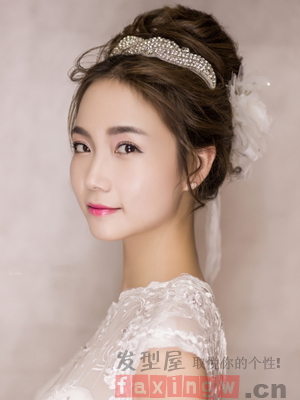 2015韓式婚紗照新娘髮型  養眼髮型氣質脫俗