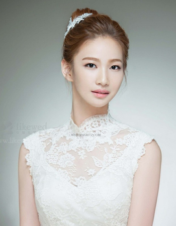 時尚韓式新娘髮型圖片   打造別致優雅範