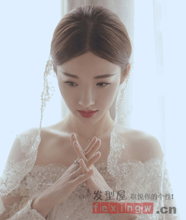 春季浪漫韓式新娘髮型    2014最新婚紗照髮型趨勢