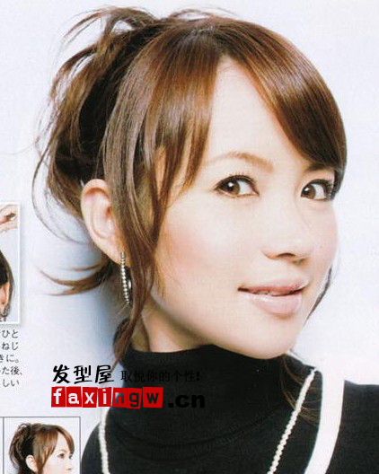 最新6款日本雜誌時尚盤發秀
