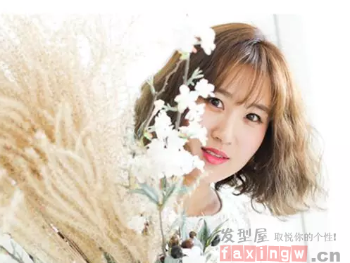 韓國空氣燙中短髮髮型 韓國空氣燙中短髮髮型