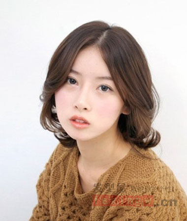 2013最新短髮燙髮髮型 甜美韓式短捲髮