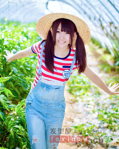 直發怎么紮好看 簡單扎法變身甜美妹子