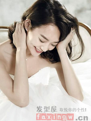 韓國最新新娘髮型圖片  超美髮型演繹氣質女神
