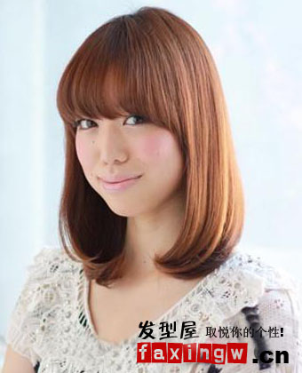 推薦矮個子女生顯高髮型 瘦臉中短髮梨花頭打造甜美范