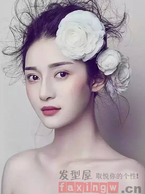 夏季浪漫新娘髮型推薦  仙氣范兒惹人愛