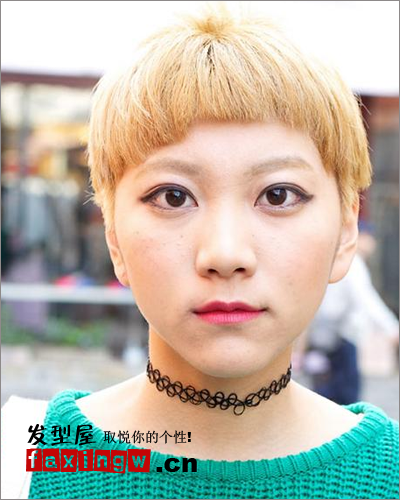 日系女生蘑菇頭髮型圖片 夏日可愛減齡