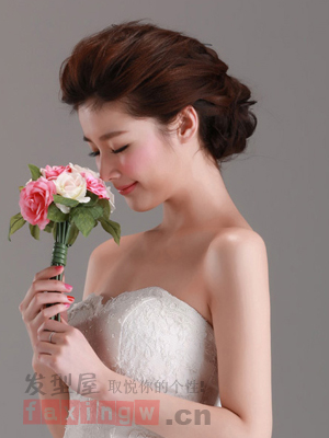 2015新娘婚紗髮型