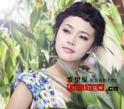 學女明星玩轉編髮式劉海 讓形象大改變