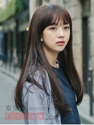 韓式直發髮型2015女