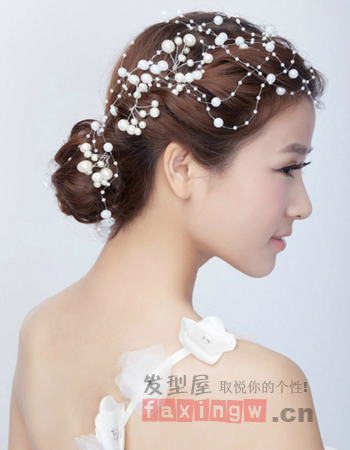  新娘頭飾髮型唯美設計   浪漫氣質華麗升級