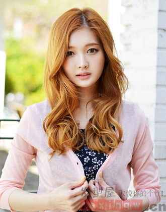 9款韓式長捲髮髮型設計 甜美氣質女神范