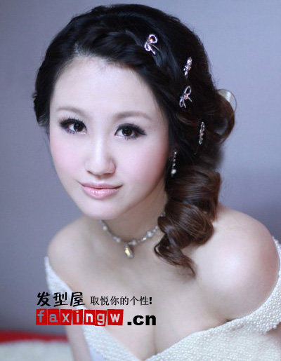 2012年最新韓式新娘髮型圖片分享