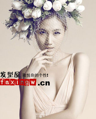 韓風新娘髮型圖片