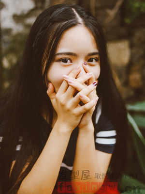 女學生清純直發髮型    甜美氣質校花最愛