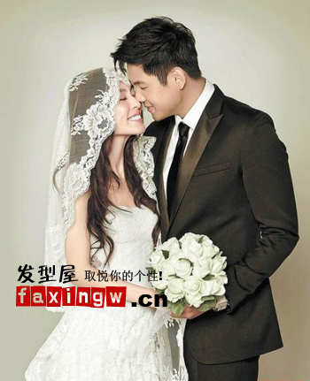 黑人陳建州與范瑋琪婚紗髮型圖片曝光 