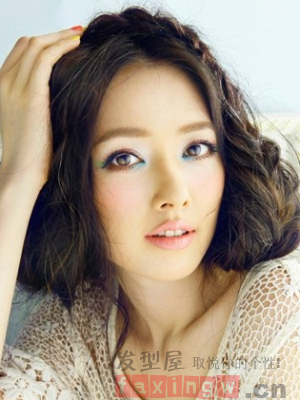 凍齡女神郭碧婷編髮圖片