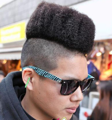 日本東京街頭最潮的非主流男生髮型