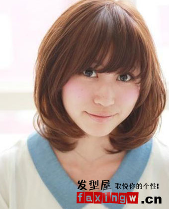 推薦矮個子女生顯高髮型 瘦臉中短髮梨花頭打造甜美范