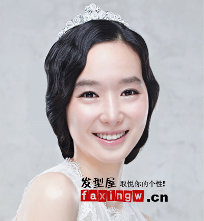 7款韓式中長發新娘髮型 高貴優雅