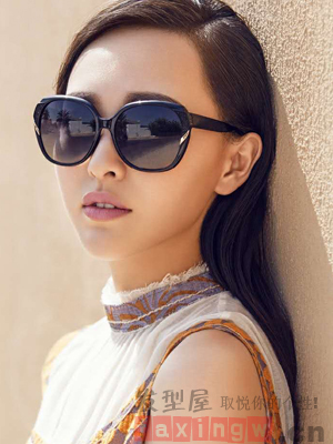 韓國潮流女生墨鏡髮型  簡單搭配氣場十足