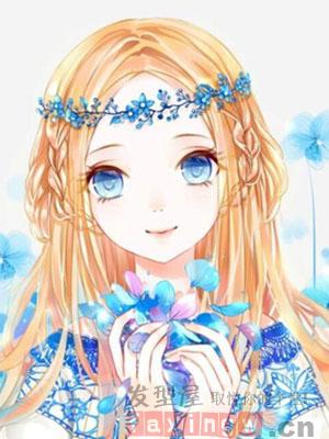 麻花辮公主動漫人圖片 各種迷人風格