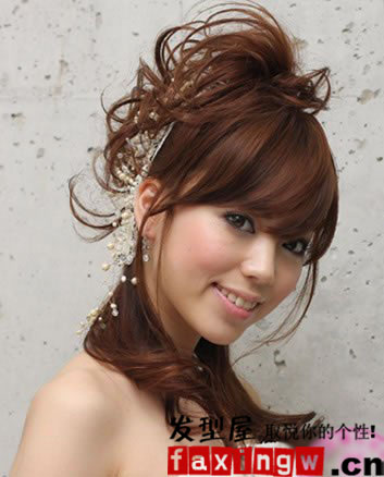 2010年最新最流行時尚新娘髮型設計