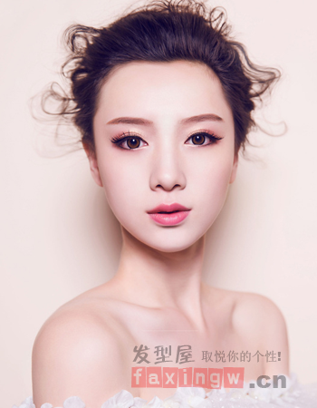  2015最新韓國新娘髮型嫵媚動人顯氣質