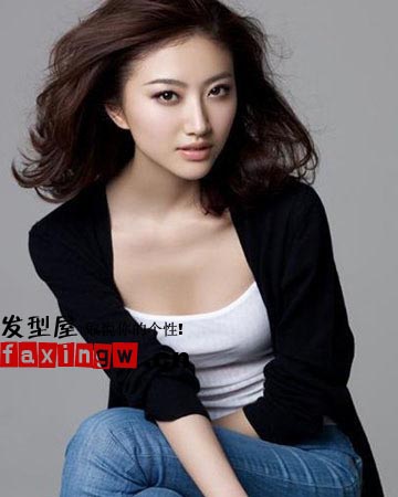 人氣女星景甜清秀甜美靚髮型
